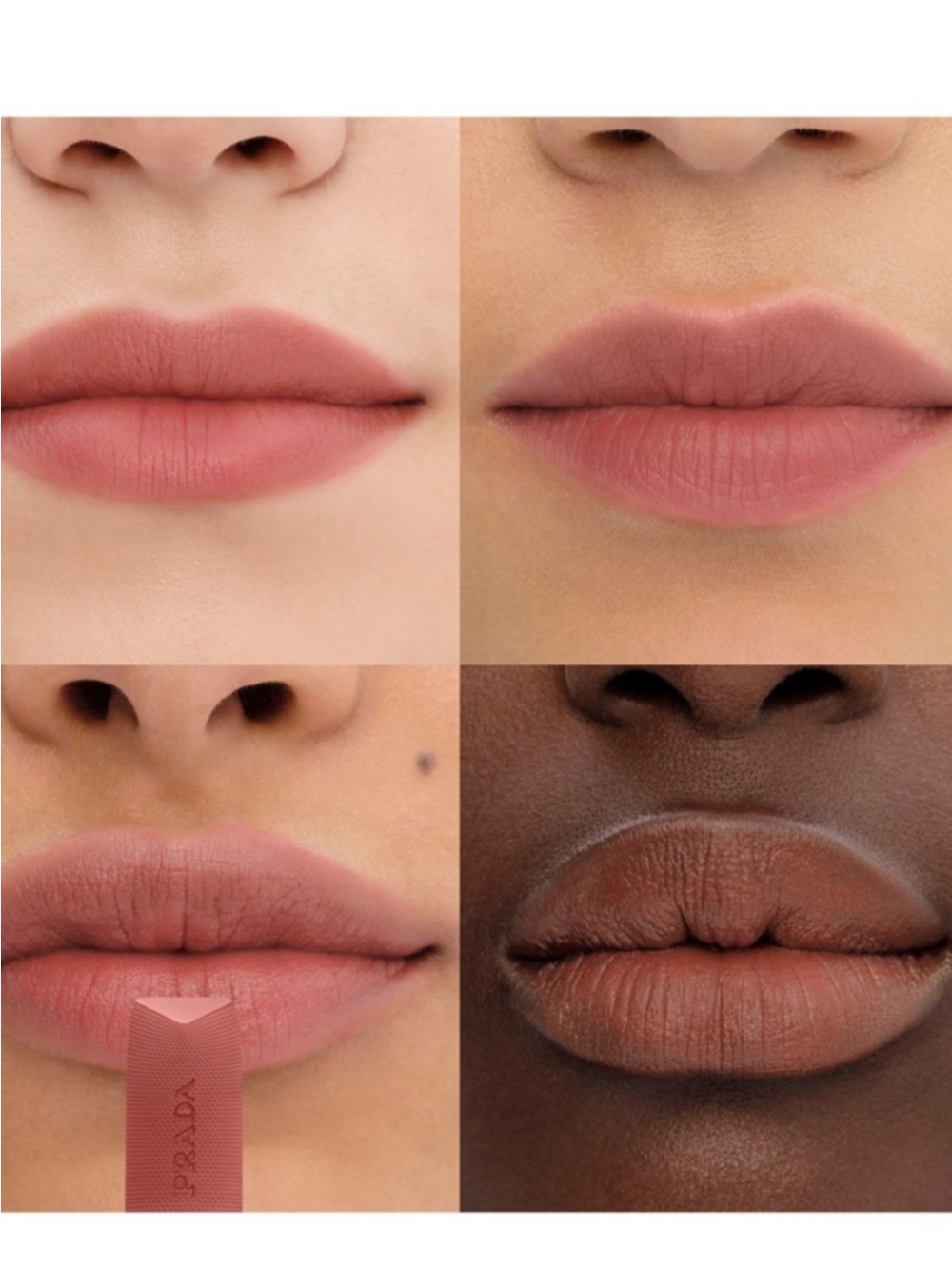 Prada Monochrome Soft Matte Lipstick - Warm Terracotta - Picture 2 of 8